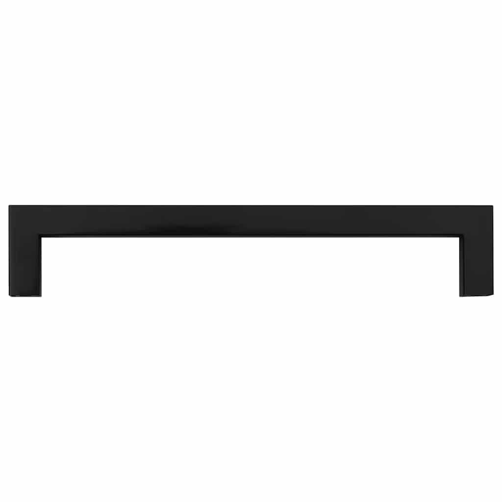 vidaXL Mânere de dulap, 10 buc., negru, 160 mm, oțel inoxidabil vidaXL Mânere de dulap, 10 buc., negru, 160 mm, oțel inoxidabil