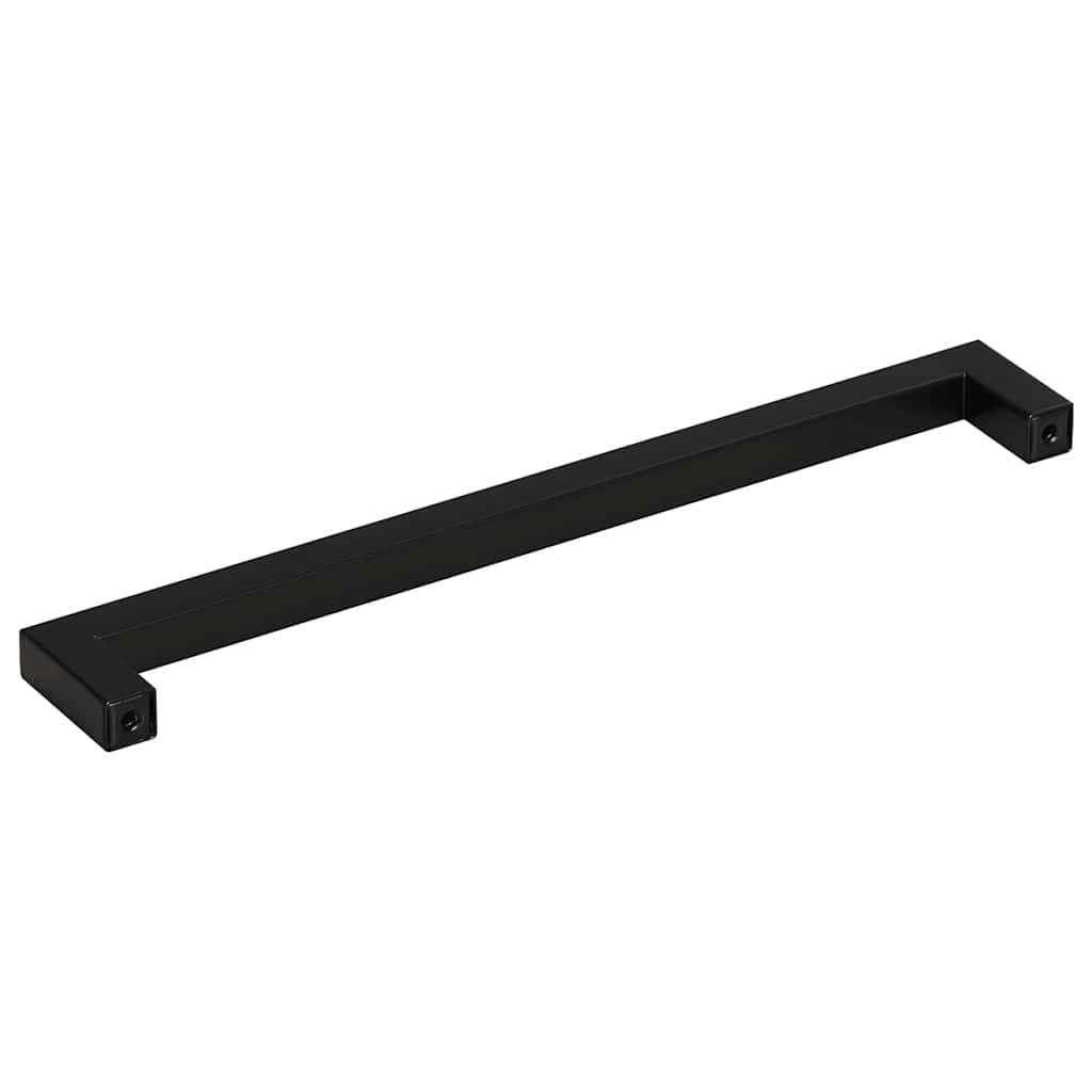 vidaXL Mânere de dulap, 5 buc., negru, 224 mm, oțel inoxidabil