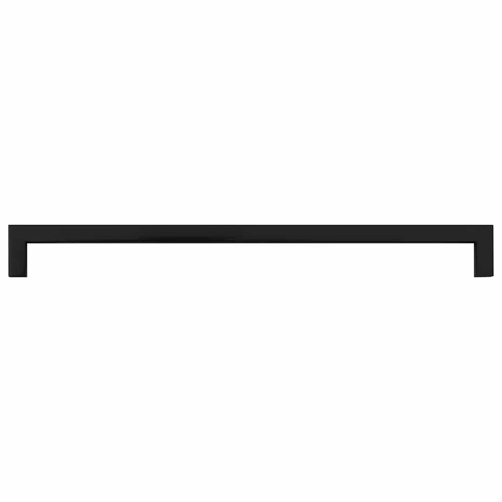 vidaXL Mânere de dulap, 5 buc., negru, 320 mm, oțel inoxidabil vidaXL Mânere de dulap, 5 buc., negru, 320 mm, oțel inoxidabil