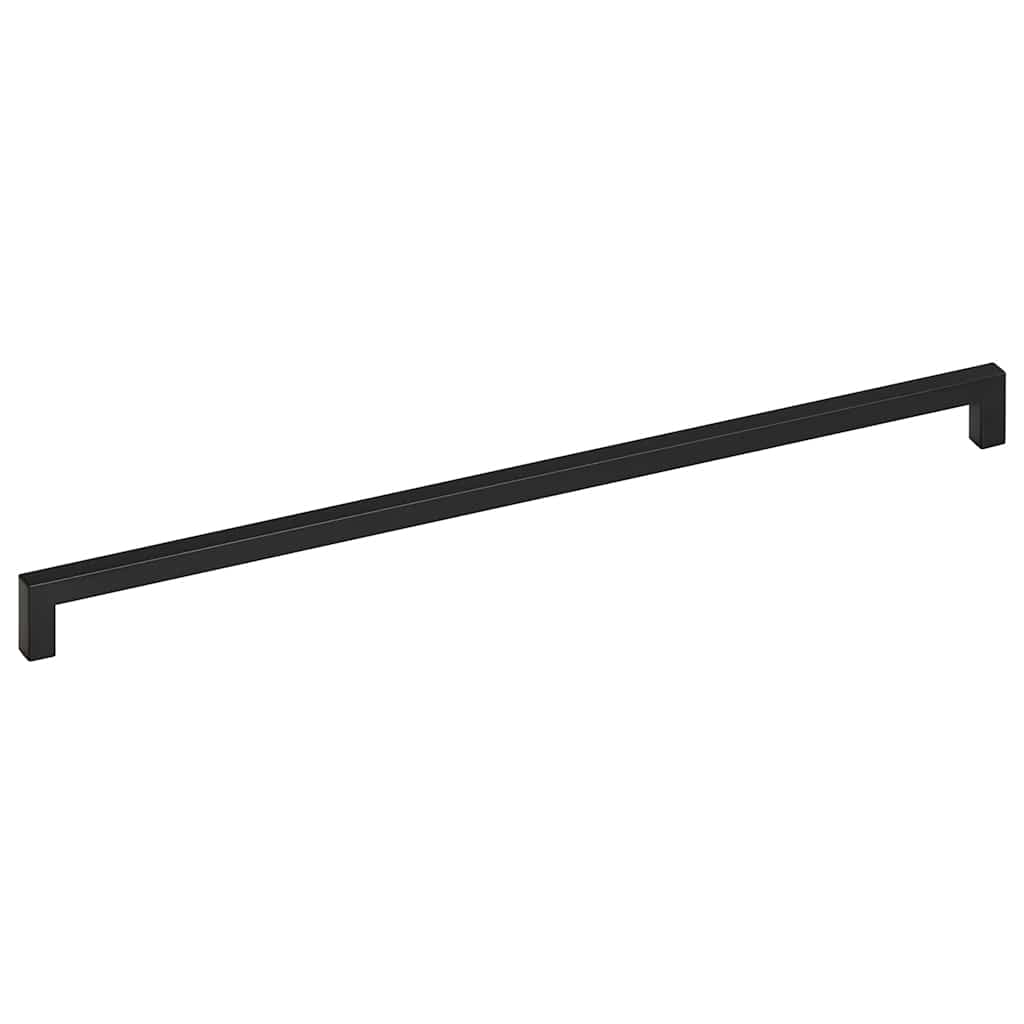 vidaXL Mânere de dulap, 5 buc., negru, 480 mm, oțel inoxidabil vidaXL Mânere de dulap, 5 buc., negru, 480 mm, oțel inoxidabil
