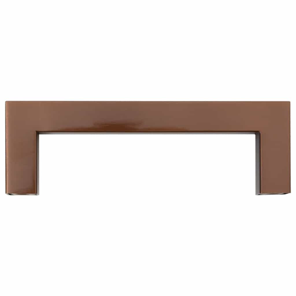 vidaXL Mânere de dulap, 10 buc., bronz, 96 mm, oțel inoxidabil