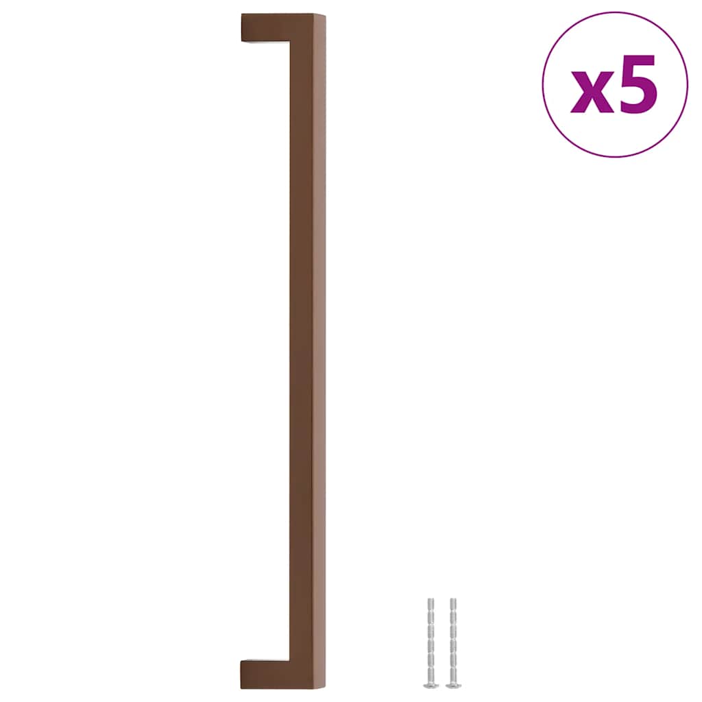 vidaXL Mânere de dulap, 5 buc., bronz, 320 mm, oțel inoxidabil vidaXL Mânere de dulap, 5 buc., bronz, 320 mm, oțel inoxidabil