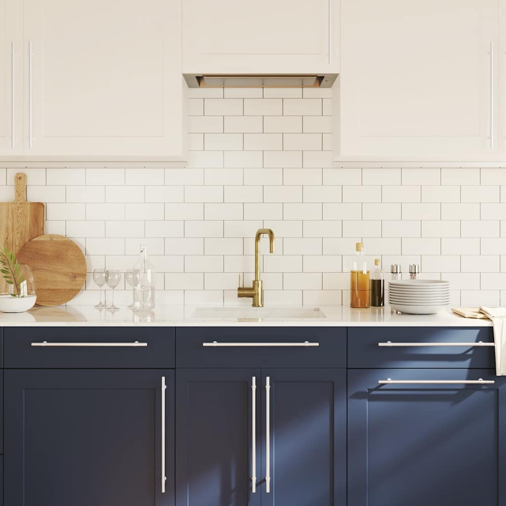 vidaXL Mânere de dulap, 5 buc., argintiu, 320 mm, oțel inoxidabil