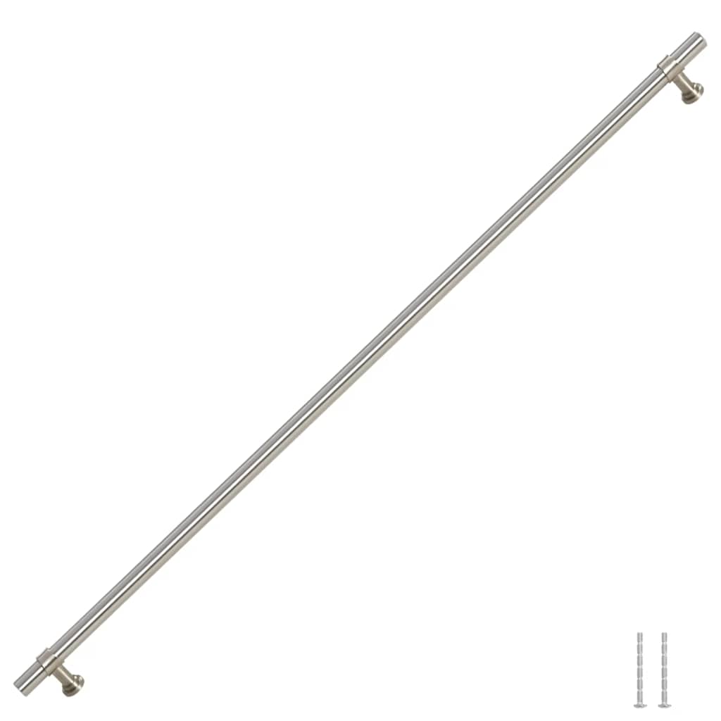 vidaXL Mânere de dulap, 5 buc., argintiu, 480 mm, oțel inoxidabil vidaXL Mânere de dulap, 5 buc., argintiu, 480 mm, oțel inoxidabil