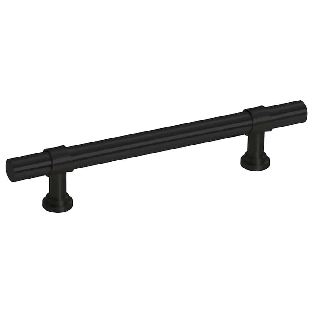 vidaXL Mânere de dulap, 10 buc., negru, 96 mm, oțel inoxidabil vidaXL Mânere de dulap, 10 buc., negru, 96 mm, oțel inoxidabil