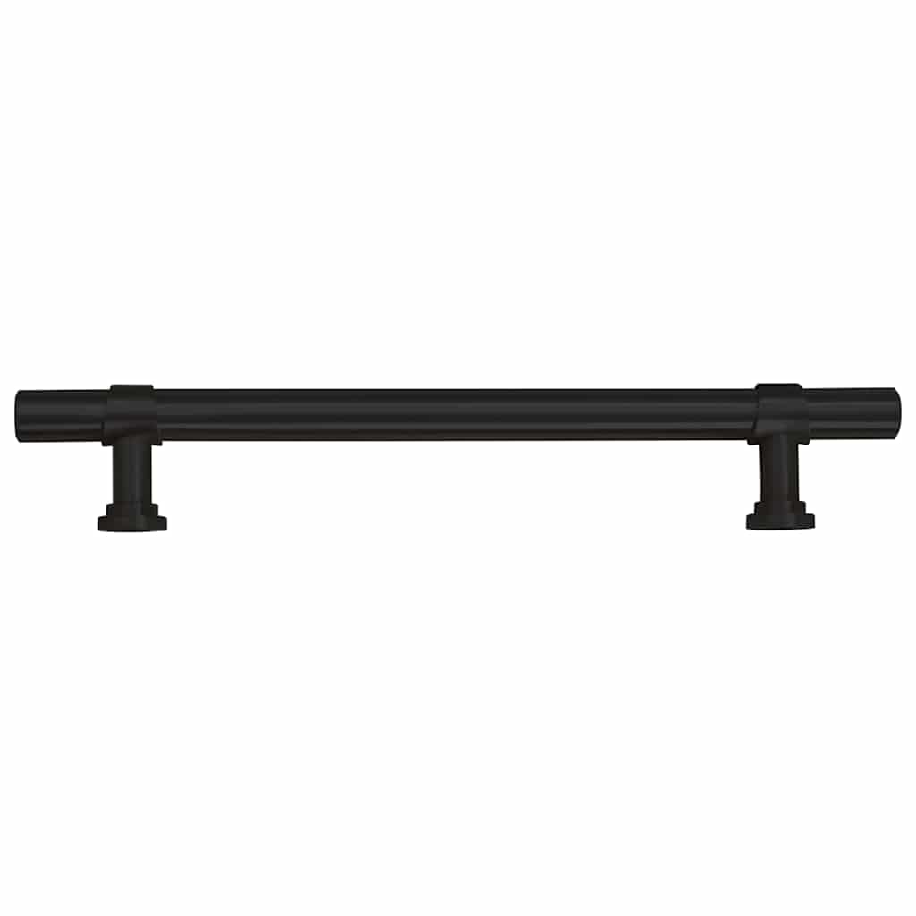 vidaXL Mânere de dulap, 10 buc., negru, 128 mm, oțel inoxidabil vidaXL Mânere de dulap, 10 buc., negru, 128 mm, oțel inoxidabil