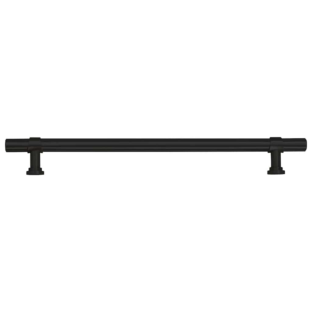 vidaXL Mânere de dulap, 5 buc., negru, 192 mm, oțel inoxidabil vidaXL Mânere de dulap, 5 buc., negru, 192 mm, oțel inoxidabil