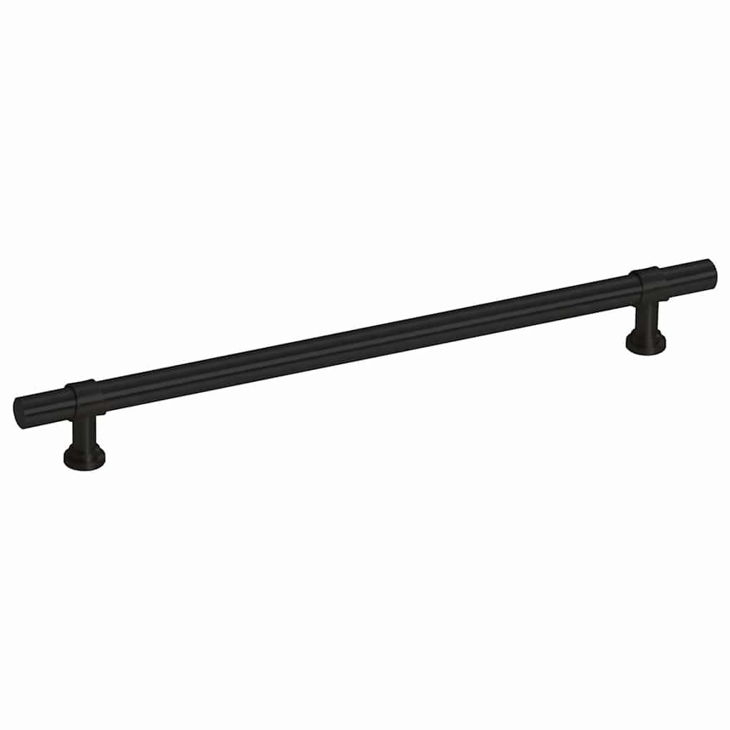 vidaXL Mânere de dulap, 5 buc., negru, 192 mm, oțel inoxidabil vidaXL Mânere de dulap, 5 buc., negru, 192 mm, oțel inoxidabil