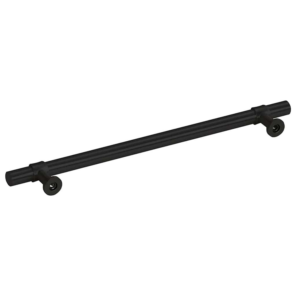 vidaXL Mânere de dulap, 5 buc., negru, 192 mm, oțel inoxidabil vidaXL Mânere de dulap, 5 buc., negru, 192 mm, oțel inoxidabil