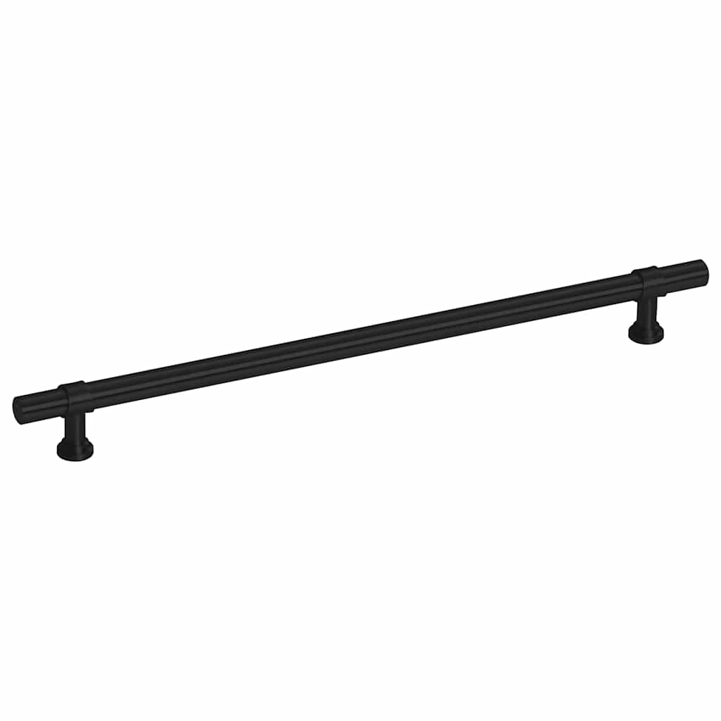 vidaXL Mânere de dulap, 5 buc., negru, 224 mm, oțel inoxidabil vidaXL Mânere de dulap, 5 buc., negru, 224 mm, oțel inoxidabil