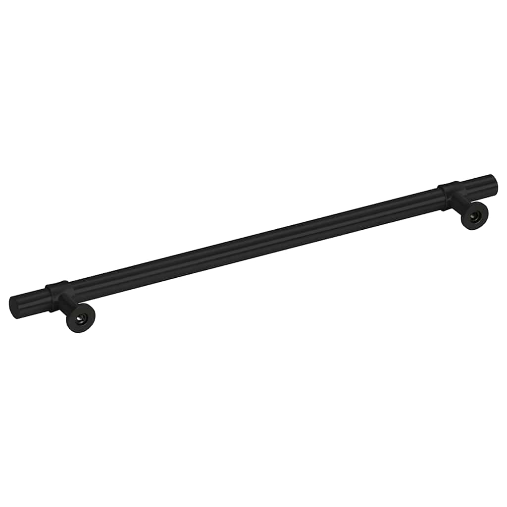 vidaXL Mânere de dulap, 5 buc., negru, 224 mm, oțel inoxidabil vidaXL Mânere de dulap, 5 buc., negru, 224 mm, oțel inoxidabil