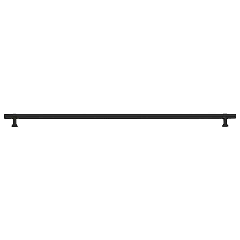 vidaXL Mânere de dulap, 5 buc., negru, 480 mm, oțel inoxidabil vidaXL Mânere de dulap, 5 buc., negru, 480 mm, oțel inoxidabil