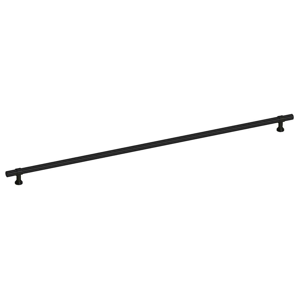 vidaXL Mânere de dulap, 5 buc., negru, 480 mm, oțel inoxidabil vidaXL Mânere de dulap, 5 buc., negru, 480 mm, oțel inoxidabil