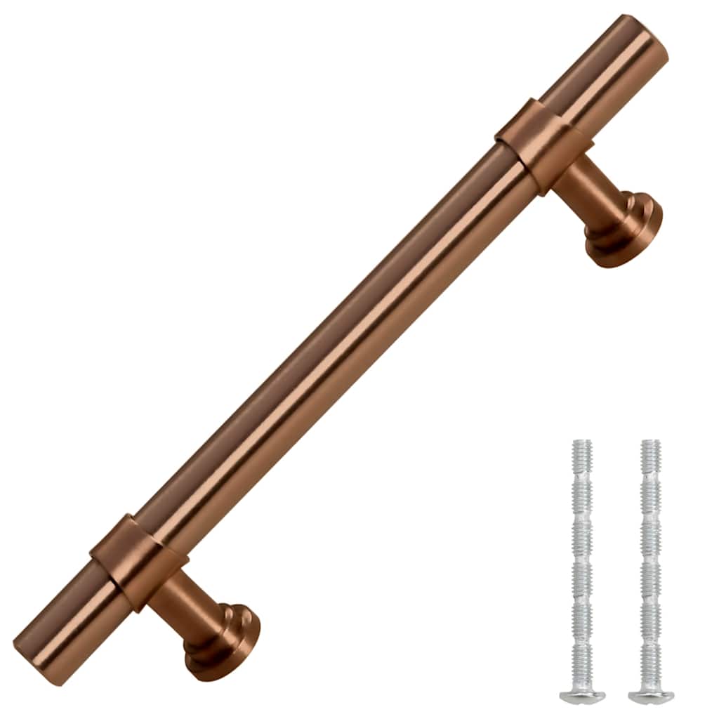 vidaXL Mânere de dulap, 10 buc., bronz, 96 mm, oțel inoxidabil vidaXL Mânere de dulap, 10 buc., bronz, 96 mm, oțel inoxidabil