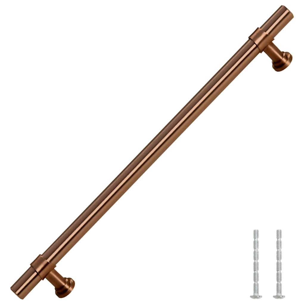 vidaXL Mânere de dulap, 5 buc., bronz, 192 mm, oțel inoxidabil