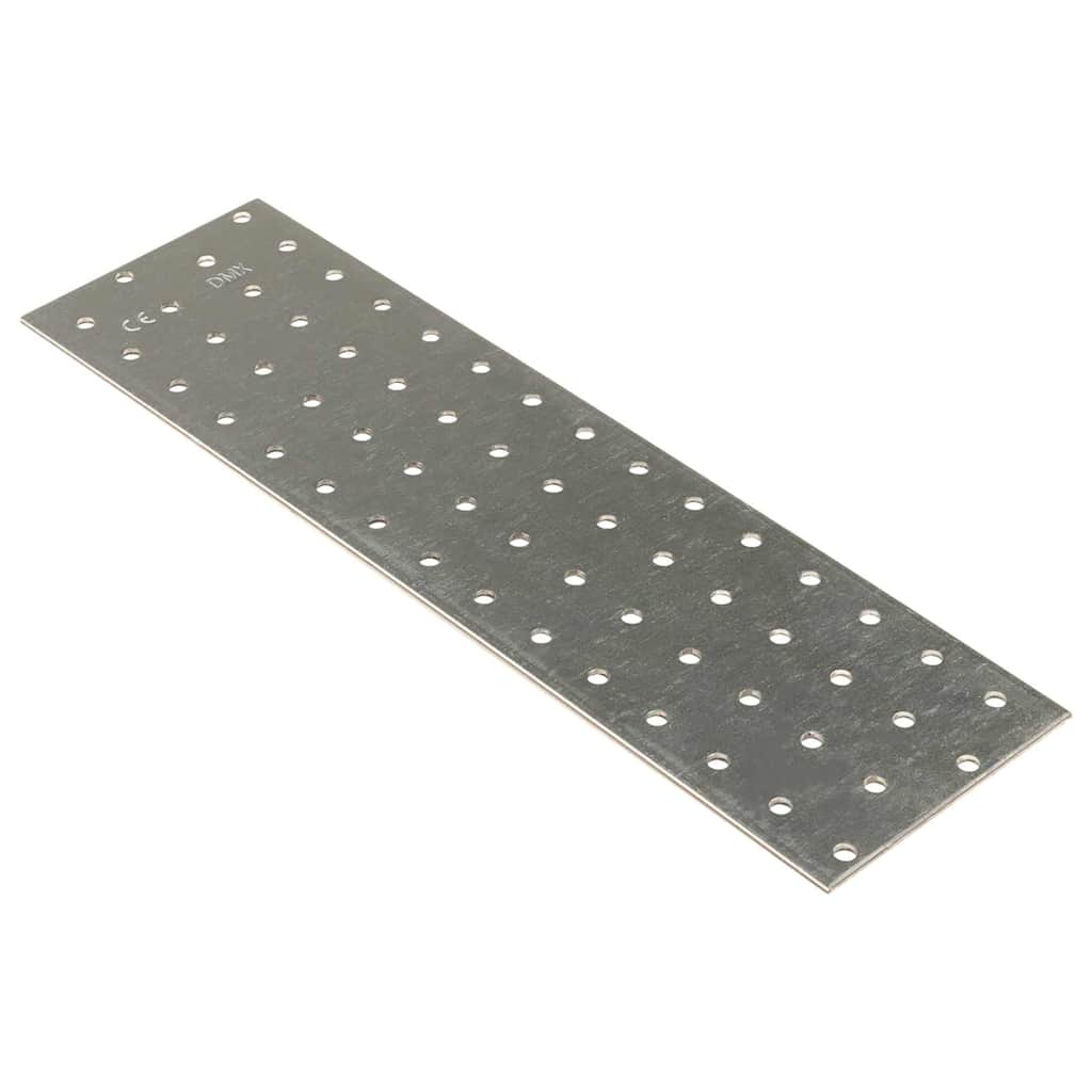 vidaXL Plăci perforate, 20 buc., 2 mm, 300x80 mm, oțel galvanizat vidaXL Plăci perforate, 20 buc., 2 mm, 300x80 mm, oțel galvanizat