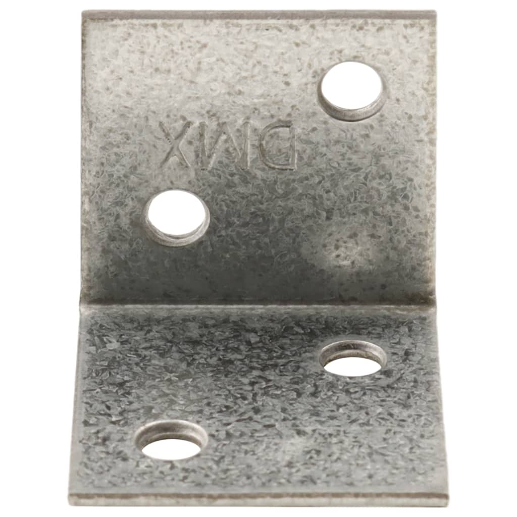 vidaXL Suporturi unghiulare 150 buc. 2 mm 30x25x30 mm oțel galvanizat vidaXL Suporturi unghiulare 150 buc. 2 mm 30x25x30 mm oțel galvanizat
