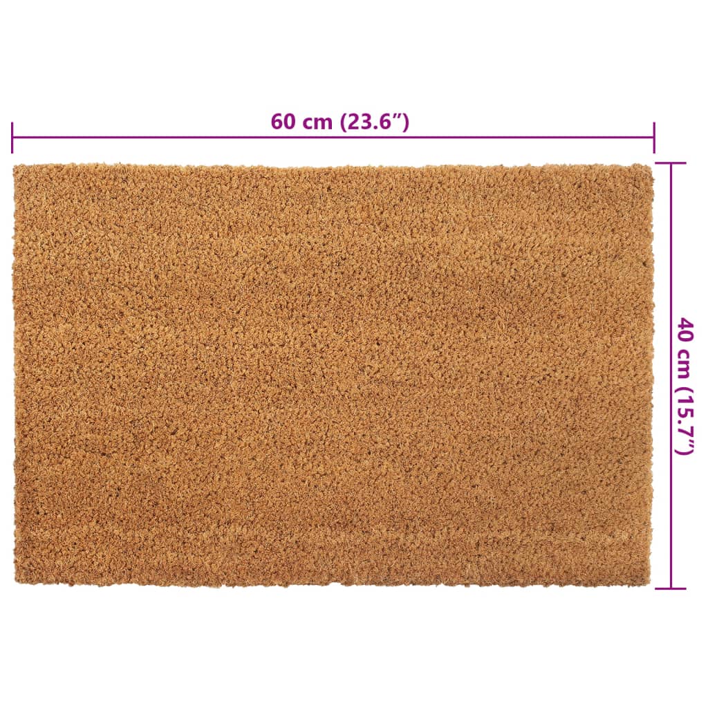 vidaXL Covoraș de ușă, 5 buc., natural, 40x60 cm, fibre de cocos vidaXL Covoraș de ușă, 5 buc., natural, 40x60 cm, fibre de cocos