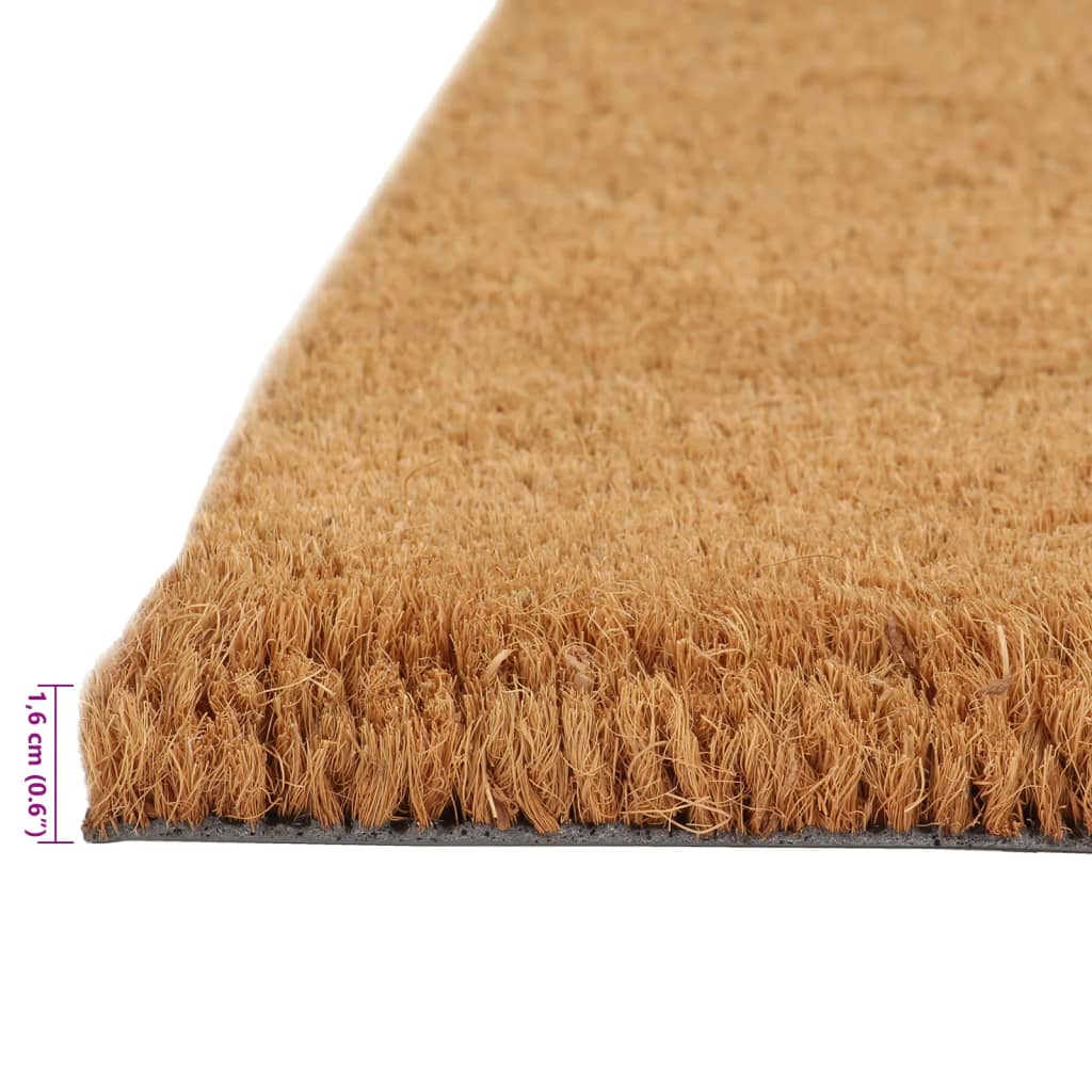 vidaXL Covoraș de ușă, 5 buc., natural, 40x60 cm, fibre de cocos vidaXL Covoraș de ușă, 5 buc., natural, 40x60 cm, fibre de cocos
