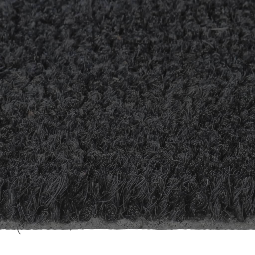 vidaXL Covoraș de ușă, negru, 50x80 cm, fibre de cocos vidaXL Covoraș de ușă, negru, 50x80 cm, fibre de cocos