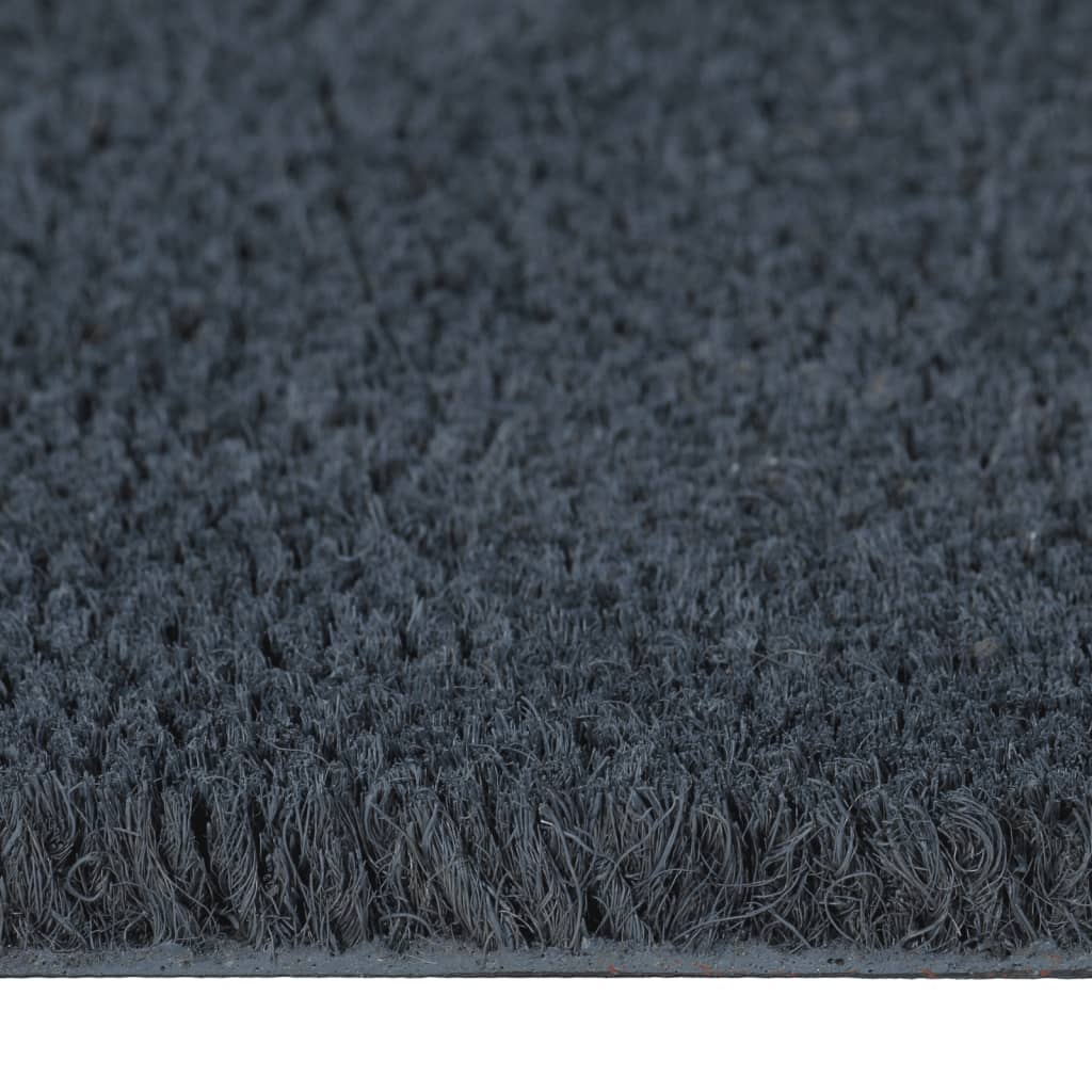 vidaXL Covoraș de ușă, Gri închis, 100x300 cm, fibre de cocos vidaXL Covoraș de ușă, Gri închis, 100x300 cm, fibre de cocos