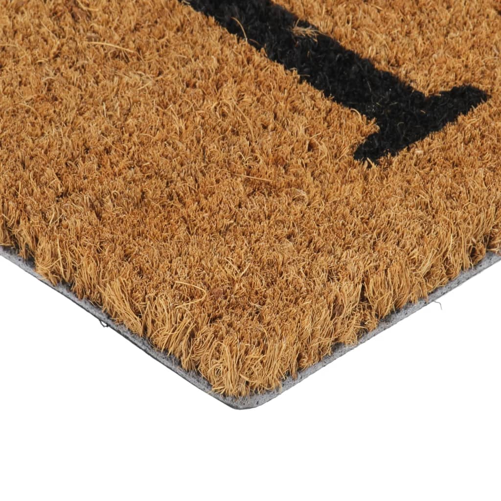 vidaXL Covoraș de ușă, natural, 45x75 cm, fibre de cocos vidaXL Covoraș de ușă, natural, 45x75 cm, fibre de cocos