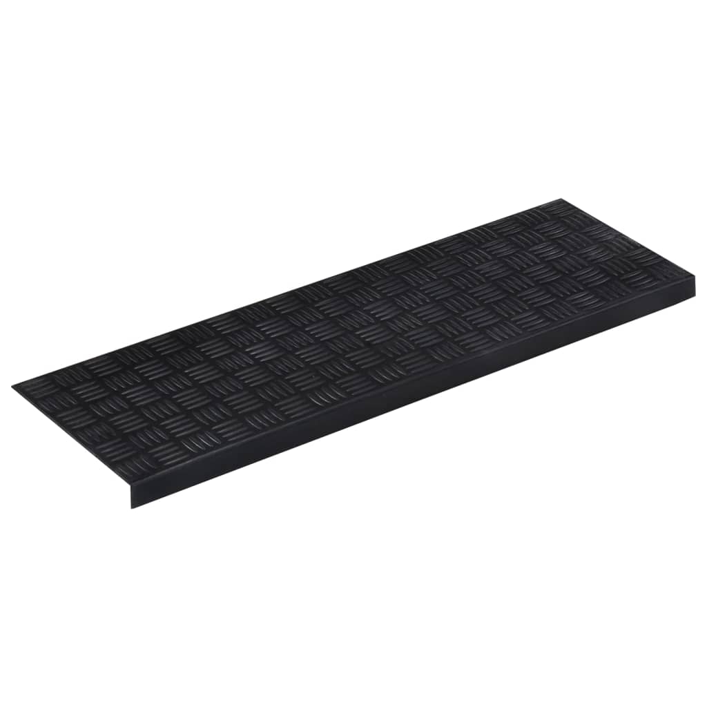 vidaXL Trepte de scară, 5 buc., 25x75 cm, cauciuc vidaXL Trepte de scară, 5 buc., 25x75 cm, cauciuc