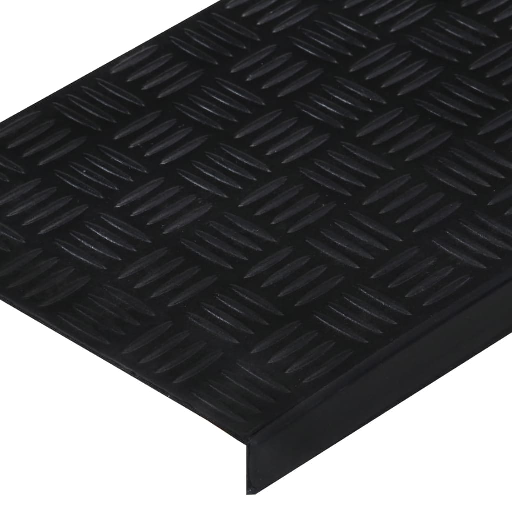 vidaXL Trepte de scară, 10 buc., 25x75 cm, cauciuc vidaXL Trepte de scară, 10 buc., 25x75 cm, cauciuc