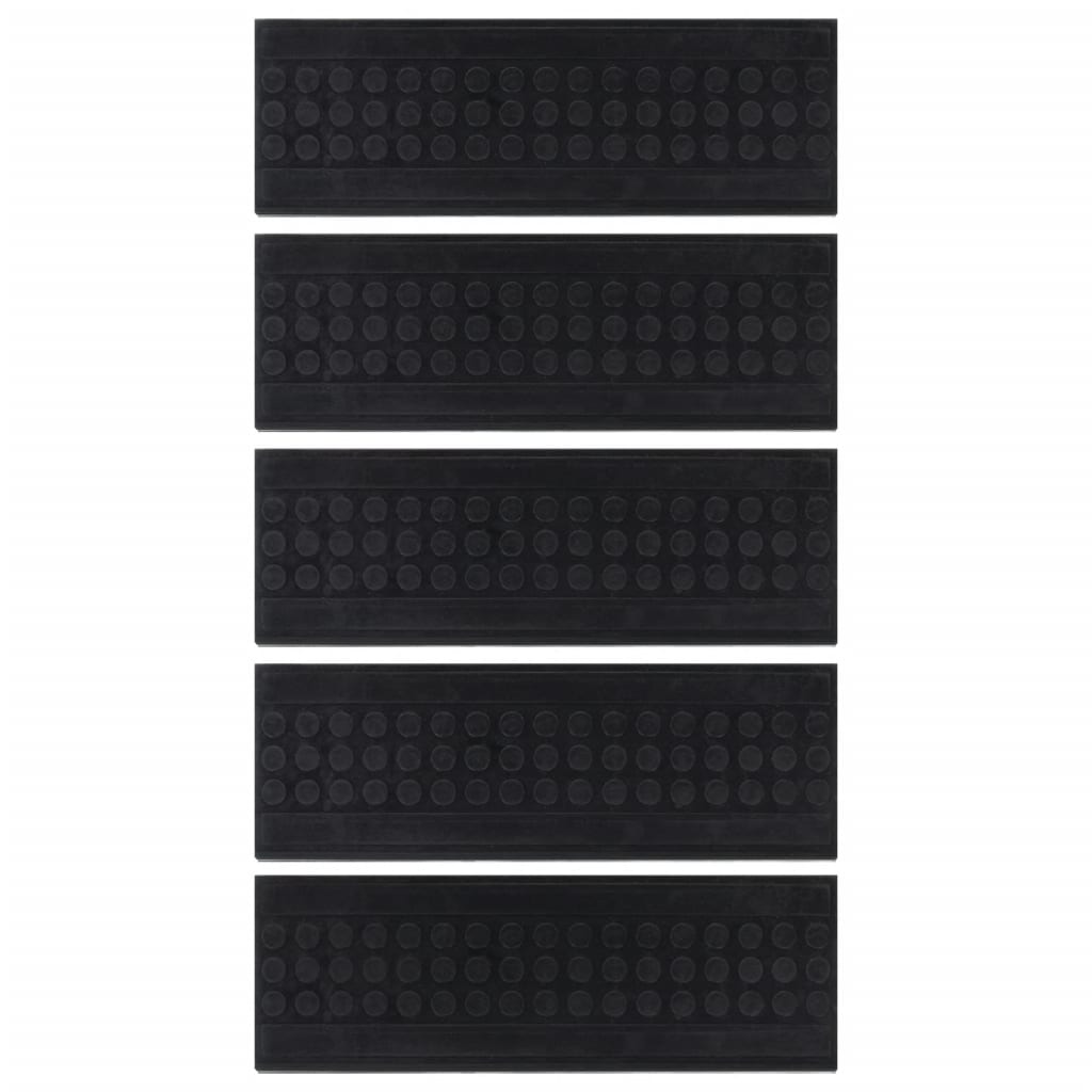 vidaXL Trepte de scară, 5 buc., 25x75 cm, cauciuc vidaXL Trepte de scară, 5 buc., 25x75 cm, cauciuc