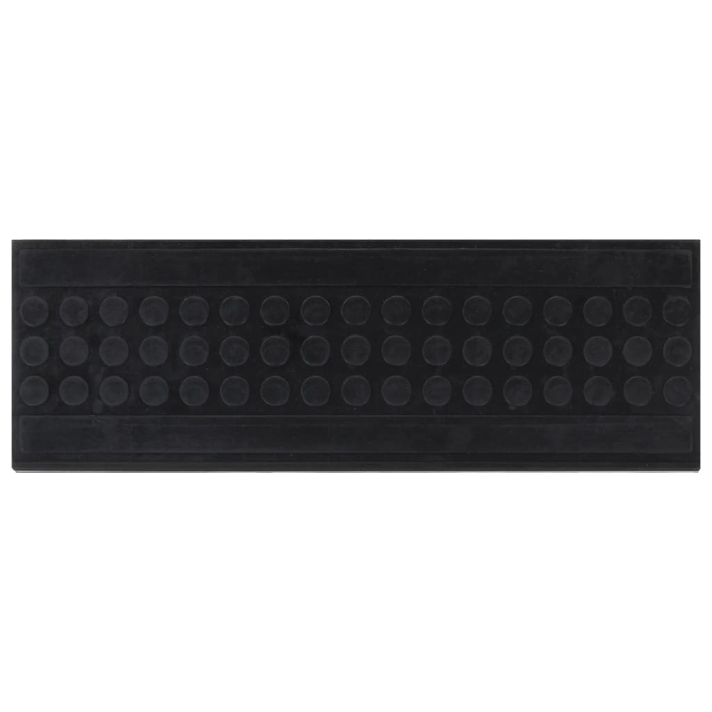 vidaXL Trepte de scară, 10 buc., 25x75 cm, cauciuc vidaXL Trepte de scară, 10 buc., 25x75 cm, cauciuc