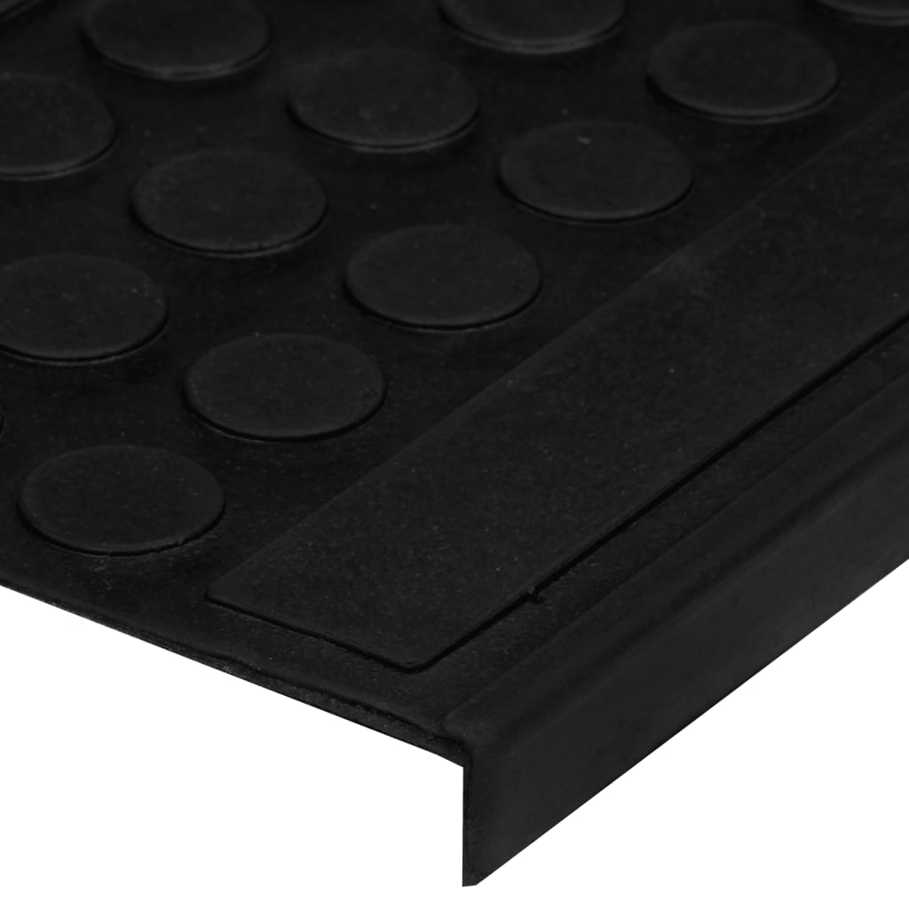 vidaXL Trepte de scară, 10 buc., 25x75 cm, cauciuc vidaXL Trepte de scară, 10 buc., 25x75 cm, cauciuc