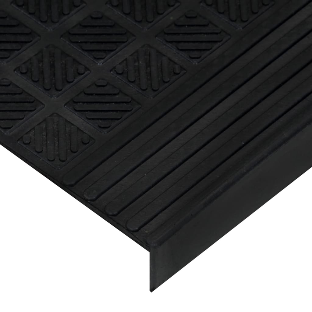 vidaXL Trepte de scară, 10 buc., 25x75 cm, cauciuc vidaXL Trepte de scară, 10 buc., 25x75 cm, cauciuc