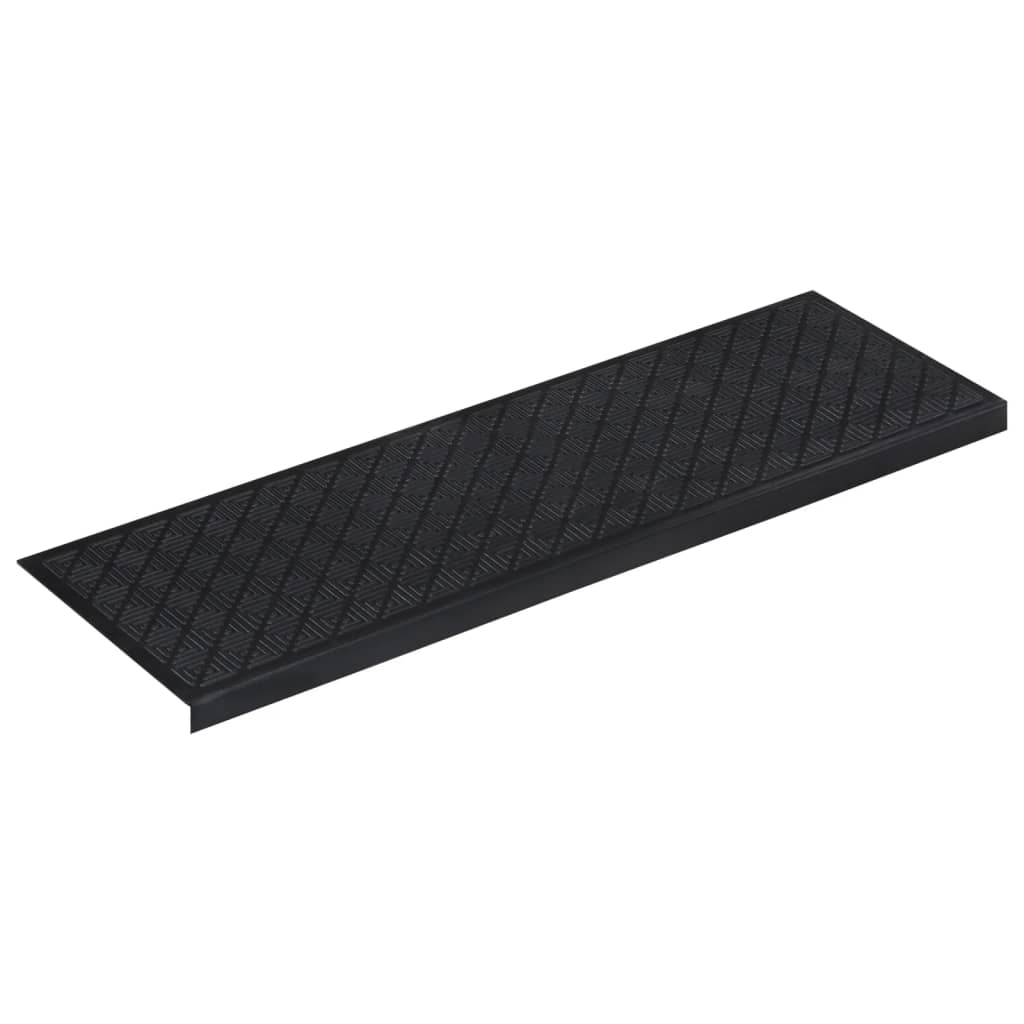 vidaXL Trepte de scară, 10 buc., 25x75 cm, cauciuc vidaXL Trepte de scară, 10 buc., 25x75 cm, cauciuc