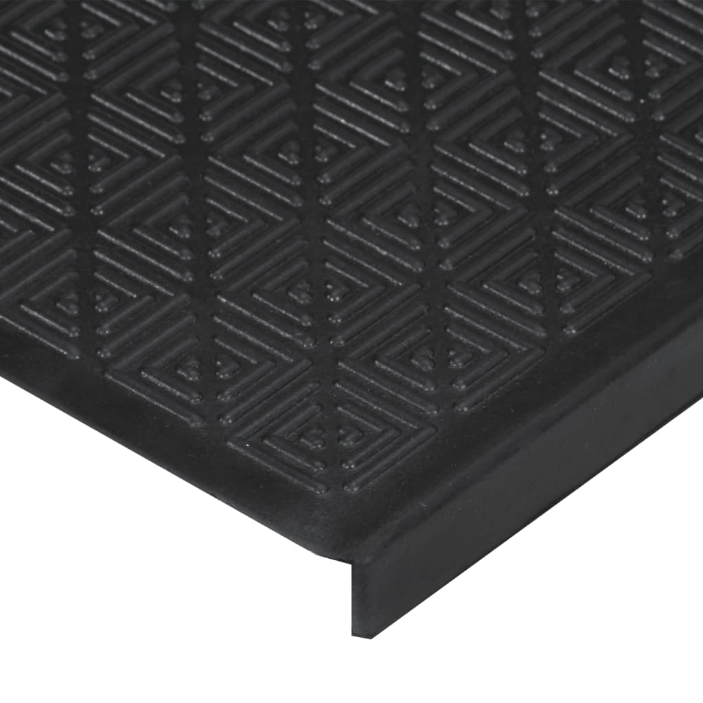 vidaXL Trepte de scară, 10 buc., 25x75 cm, cauciuc vidaXL Trepte de scară, 10 buc., 25x75 cm, cauciuc
