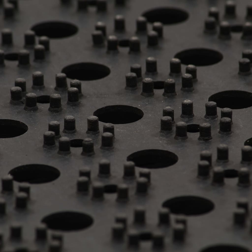 vidaXL Covoraș de ușă dreptunghiular, 60x80 cm, cauciuc