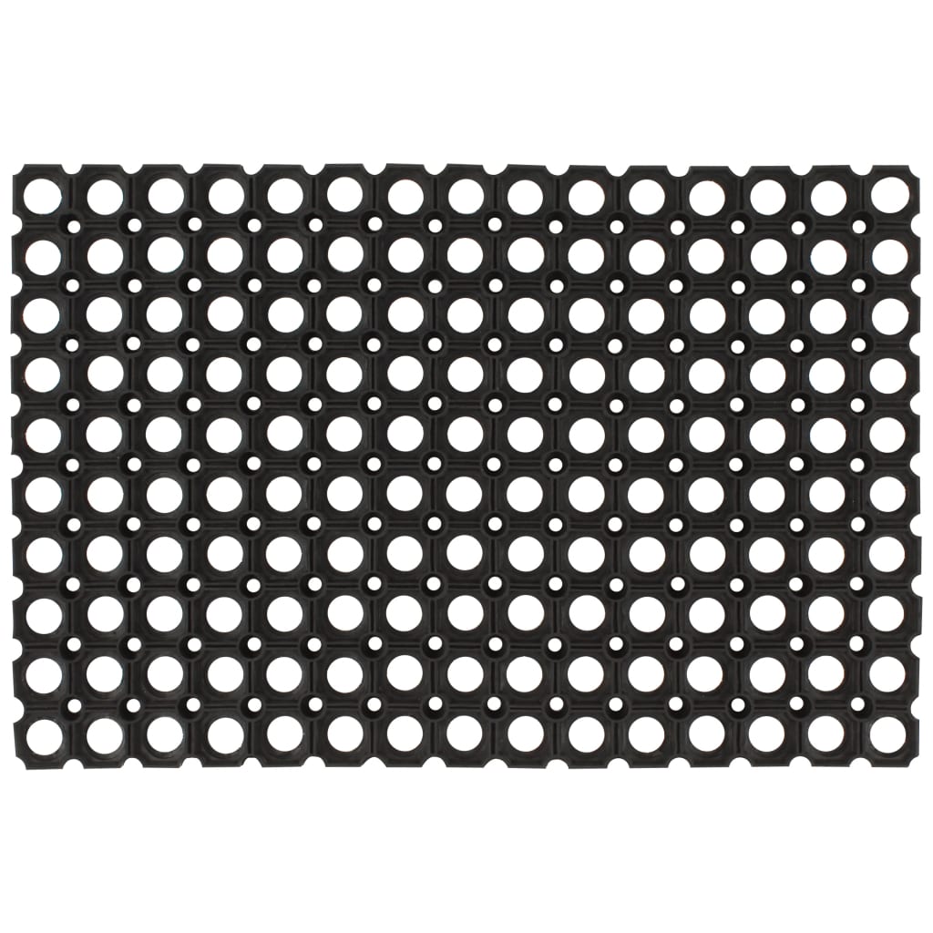 vidaXL Covoraș de ușă dreptunghiular, 40x60 cm, cauciuc