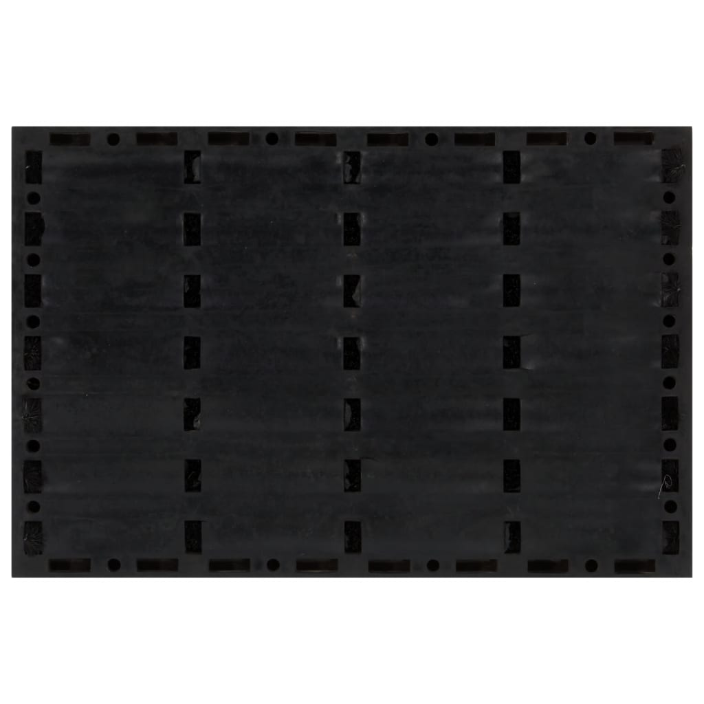 vidaXL Covoraș de ușă dreptunghiular, 40x60 cm, cauciuc/nucă cocos vidaXL Covoraș de ușă dreptunghiular, 40x60 cm, cauciuc/nucă cocos