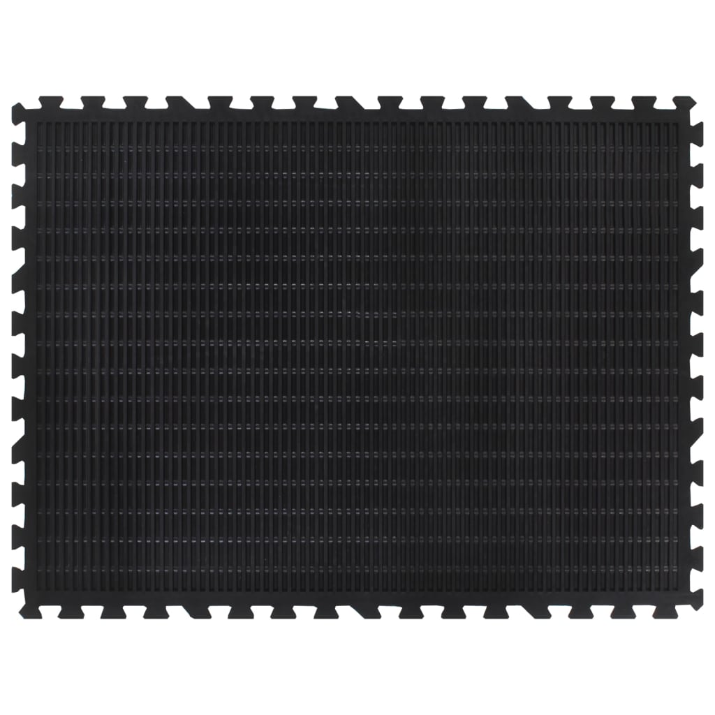 vidaXL Placă de podea din cauciuc, negru, 12 mm, 90x120 cm vidaXL Placă de podea din cauciuc, negru, 12 mm, 90x120 cm