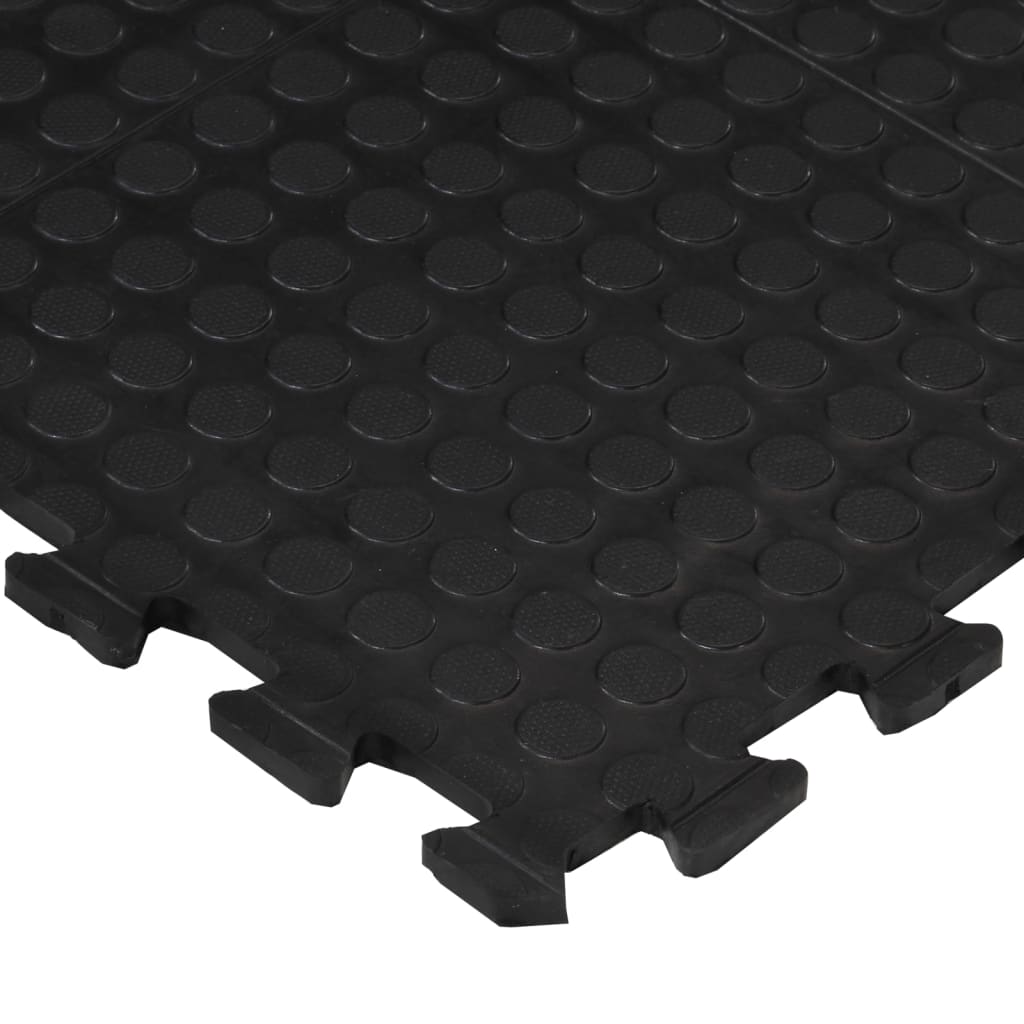 vidaXL Placă de podea din cauciuc, negru, 12 mm, 90x120 cm vidaXL Placă de podea din cauciuc, negru, 12 mm, 90x120 cm