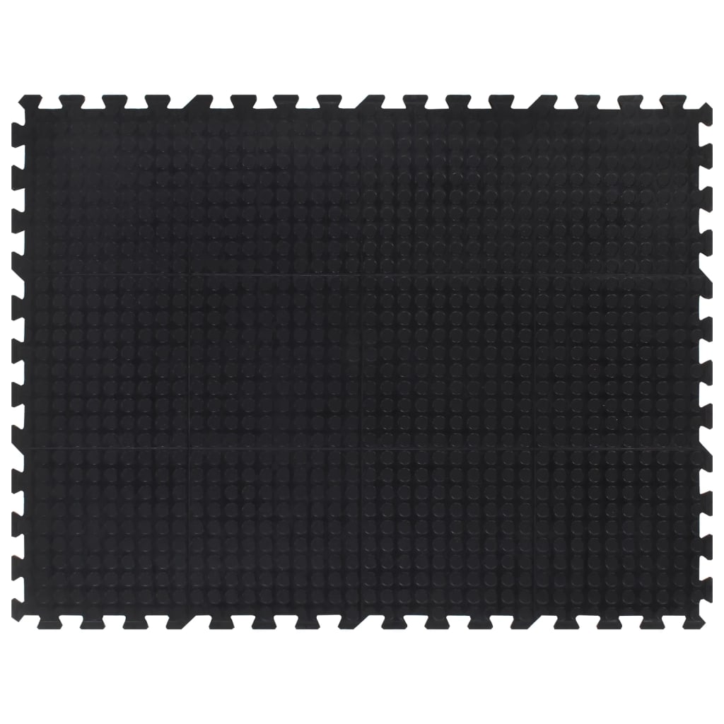 vidaXL Placă de podea din cauciuc, negru, 12 mm, 90x120 cm vidaXL Placă de podea din cauciuc, negru, 12 mm, 90x120 cm