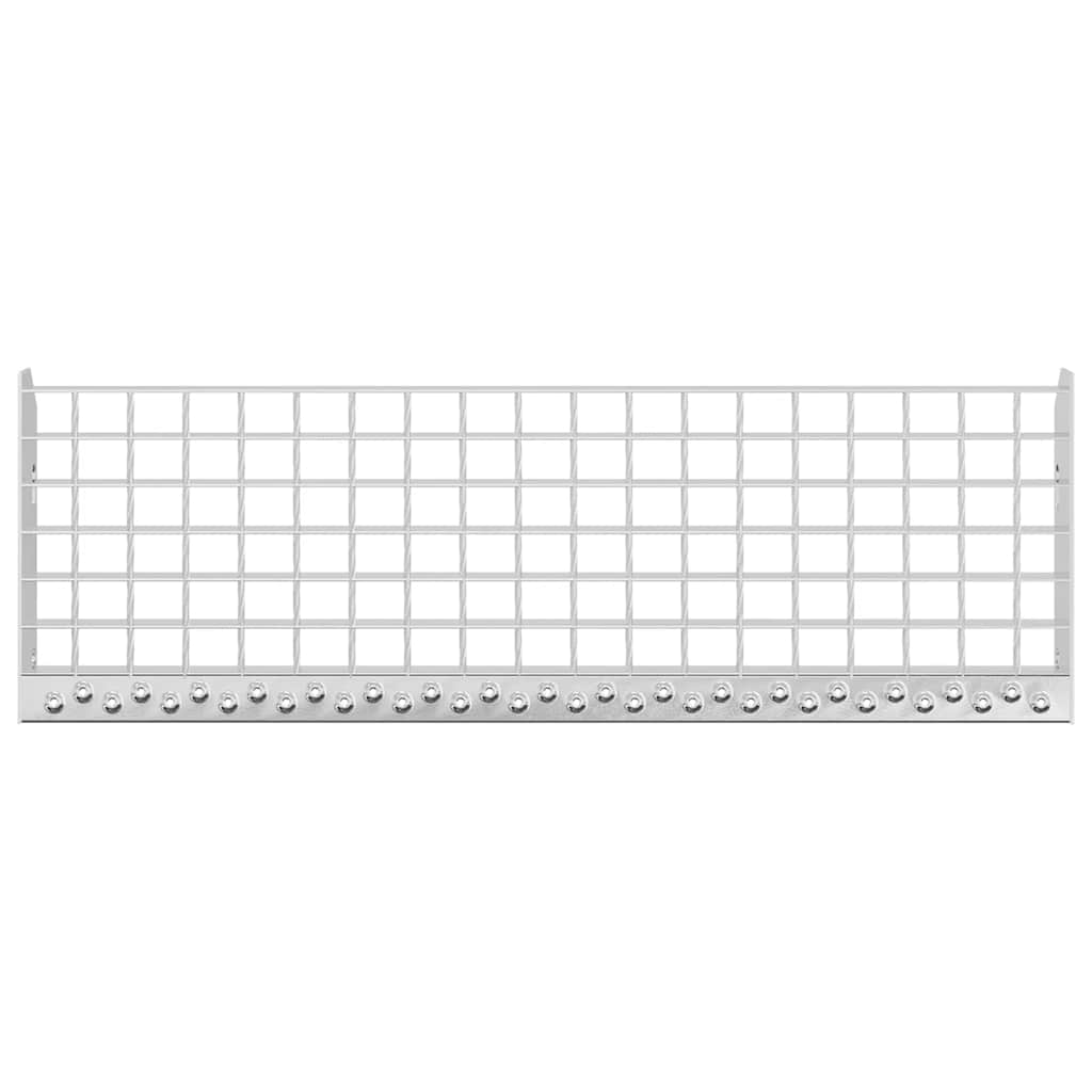 vidaXL Treaptă tip grătar, 70x24x7 cm, oțel galvanizat vidaXL Treaptă tip grătar, 70x24x7 cm, oțel galvanizat