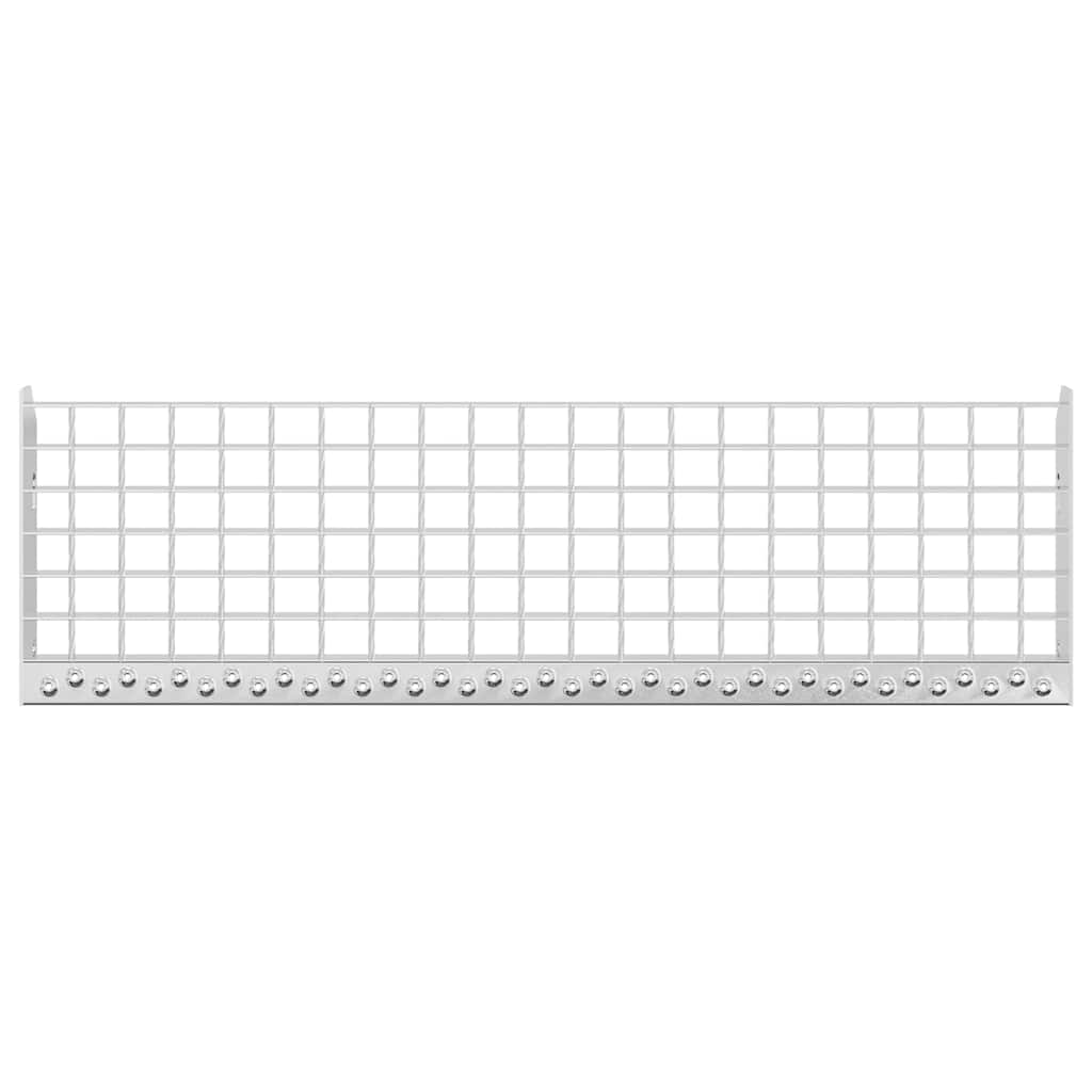 vidaXL Treaptă tip grătar, 80x24x7 cm, oțel galvanizat vidaXL Treaptă tip grătar, 80x24x7 cm, oțel galvanizat