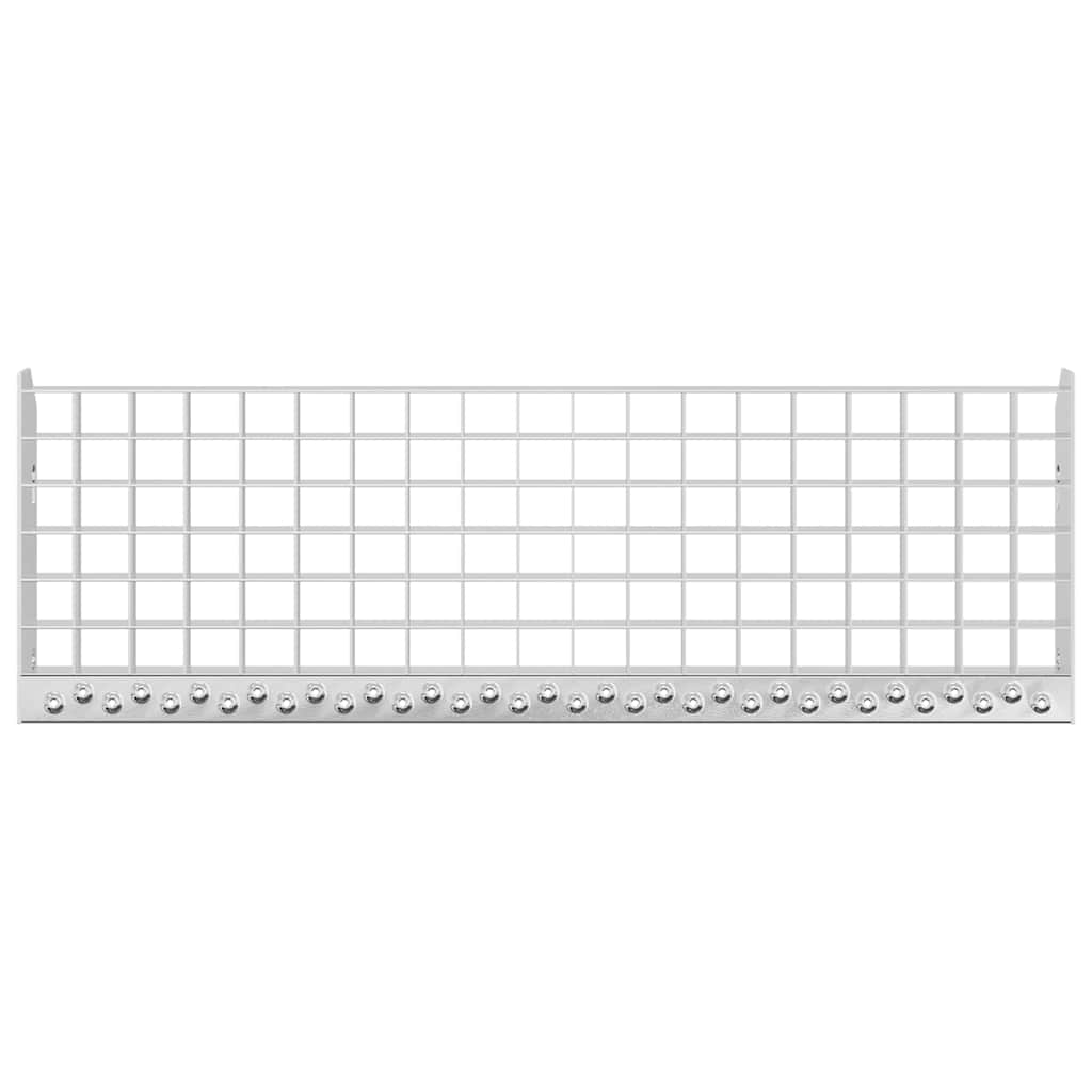 vidaXL Treaptă tip grătar, 70x24x7 cm, oțel galvanizat vidaXL Treaptă tip grătar, 70x24x7 cm, oțel galvanizat