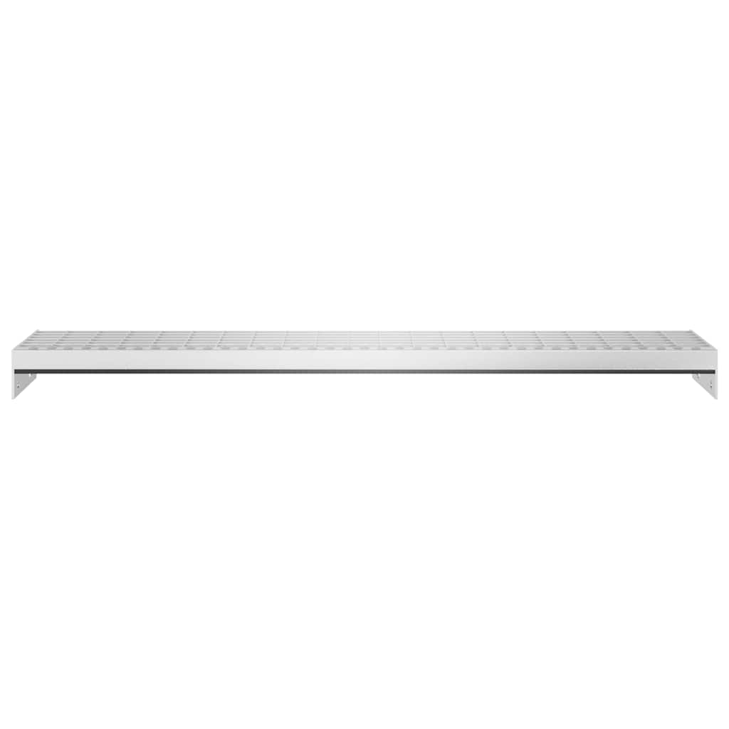 vidaXL Treaptă tip grătar, 100x24x7 cm, oțel galvanizat