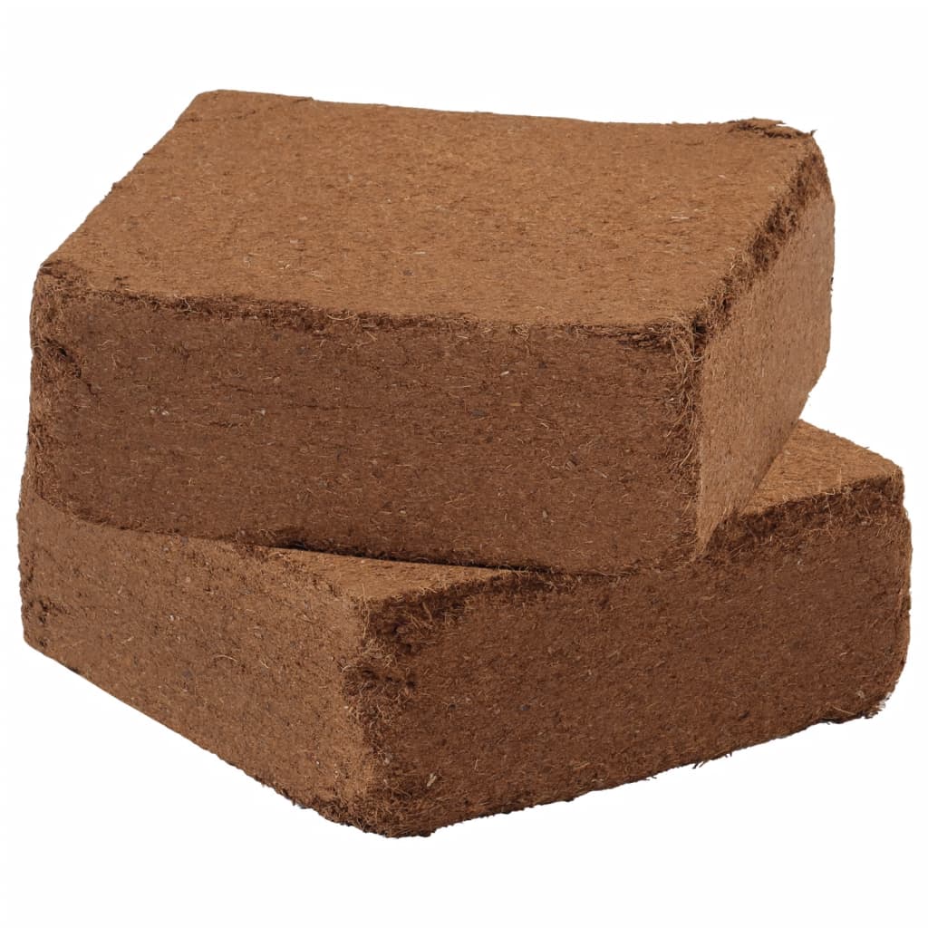 vidaXL Blocuri fibră de nucă cocos, 2 buc., 5 kg/buc., 10 kg total vidaXL Blocuri fibră de nucă cocos, 2 buc., 5 kg/buc., 10 kg total