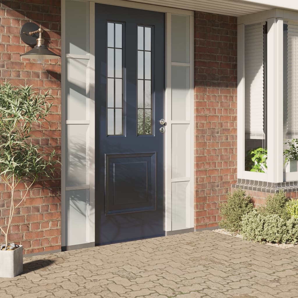 vidaXL Folie fereastră, design sablat cu dungi, 60x1000 cm, PVC vidaXL Folie fereastră, design sablat cu dungi, 60x1000 cm, PVC