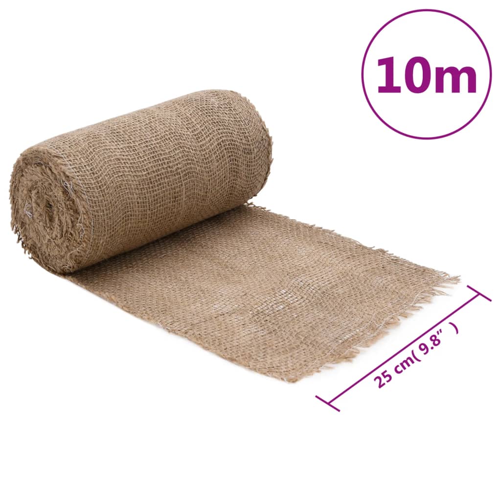 vidaXL Rulou de iută, 0,25x10 m, iută 100%, 200 g/m²