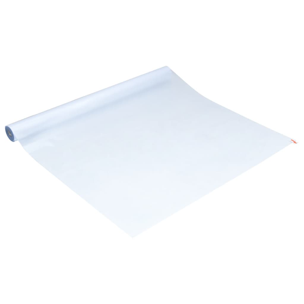 vidaXL Folie fereastră, statică/mată, gri, 45x2000cm, PVC