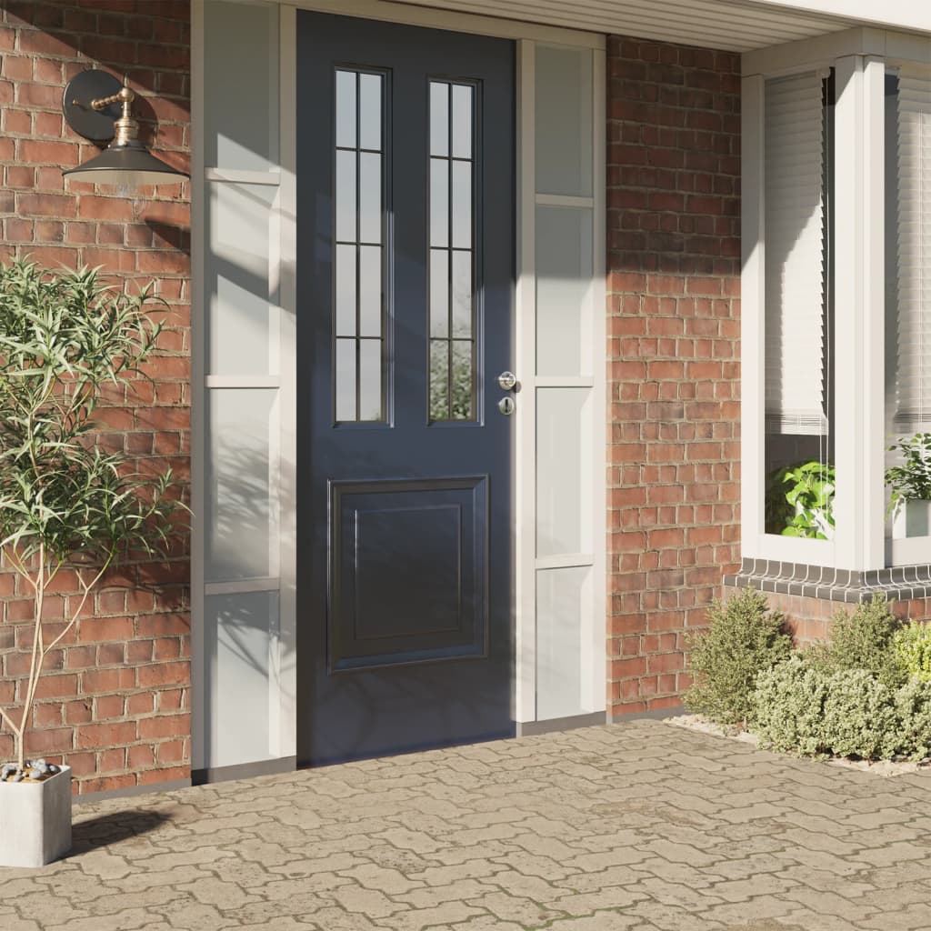 vidaXL Folie fereastră, statică/mată, alb, 45x500 cm, PVC