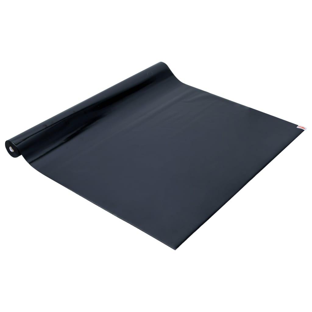 vidaXL Folie pentru fereastră statică, negru mat, 45x500 cm, PVC